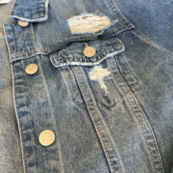 Distressed Denim Jacket - Picture 2 of 2